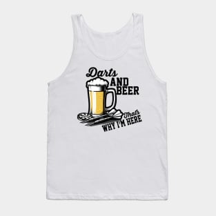 Darts and Beer Graphic Tank Top